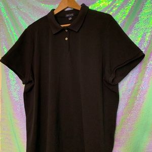 *CLEARANCE* BLUE" Navy Polo Sz 3X w/ Side Vents